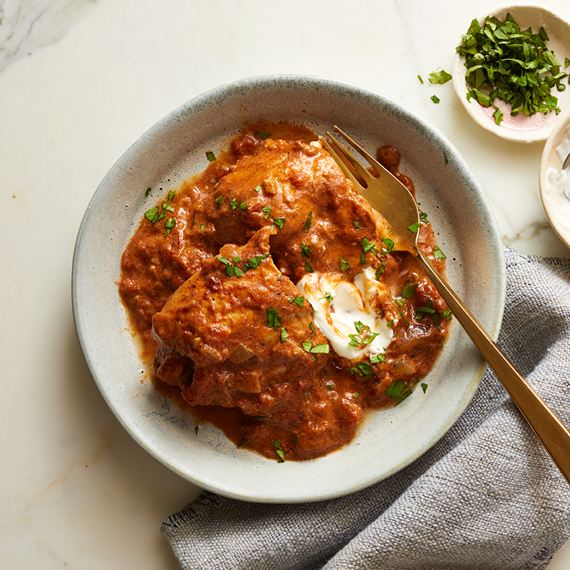 Slow-cooker chicken tikka masala