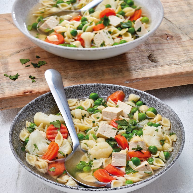 Foto van Snelle groentesoep met tofu door WW