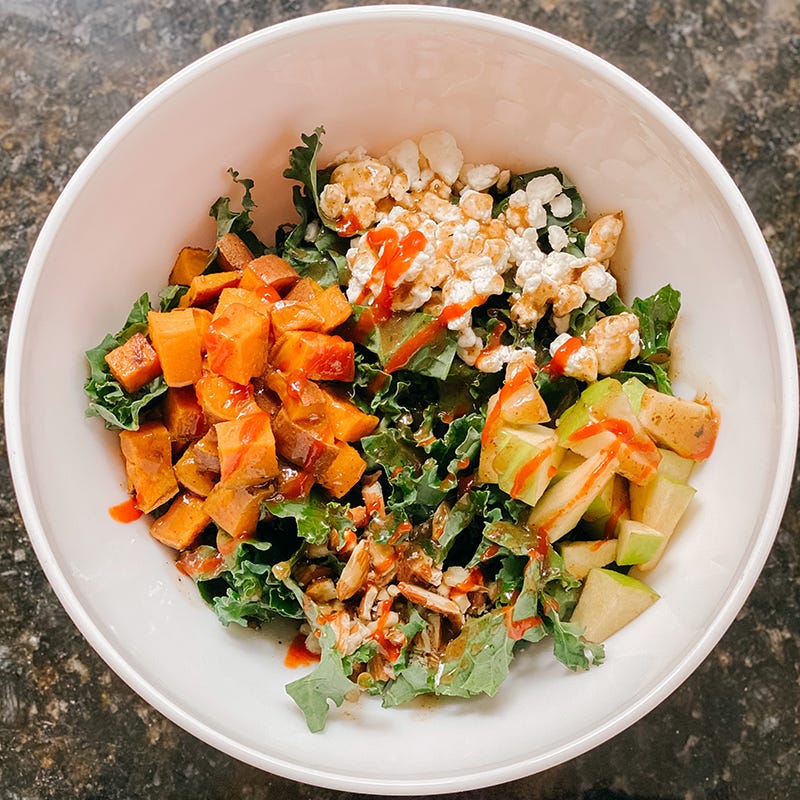 Photo of Kale & Roasted Sweet Potato Salad by WW