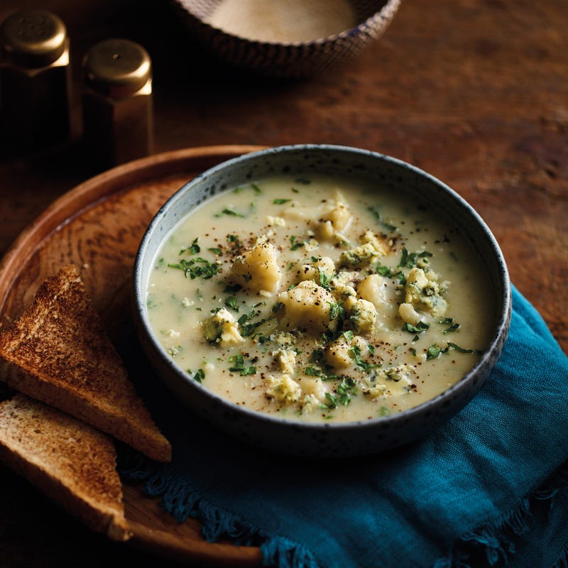 Foto van Kruidige bloemkool-kaassoep door WW