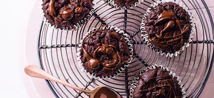 Chokladmuffins med banan