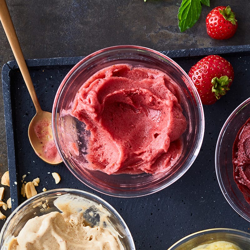 ViktVäktarna - Nice cream med jordgubbar och mynta