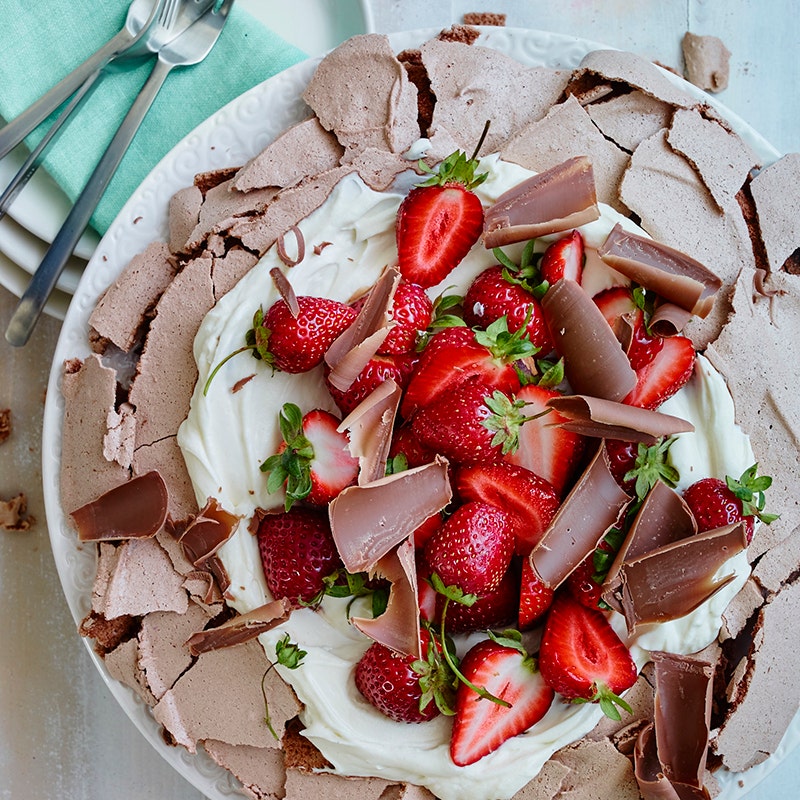 ViktVäktarna - Chokladpavlova med jordgubbar