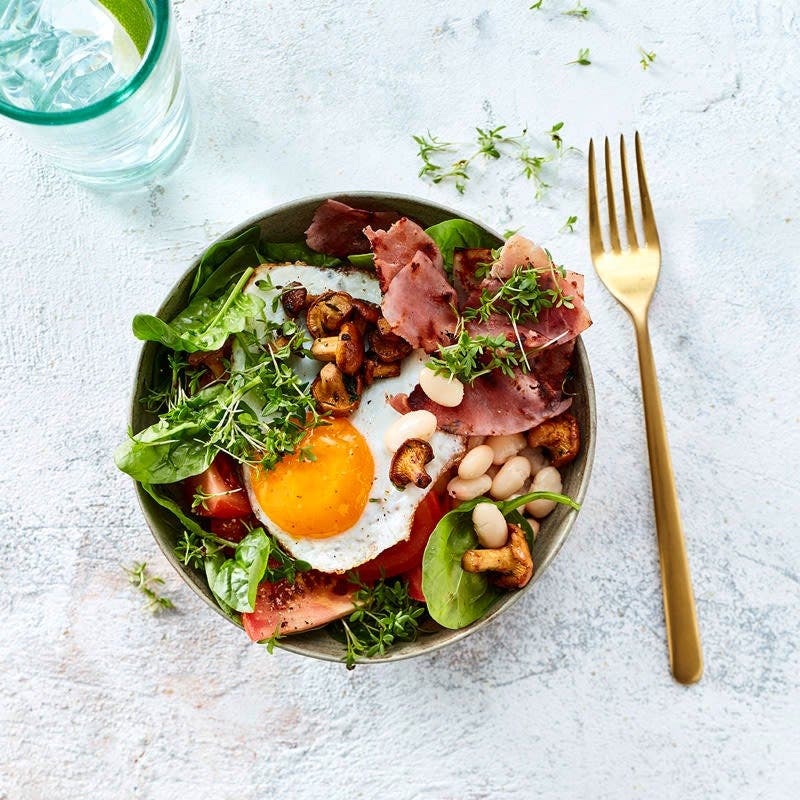 Snack-Bowl Schinken-Ei