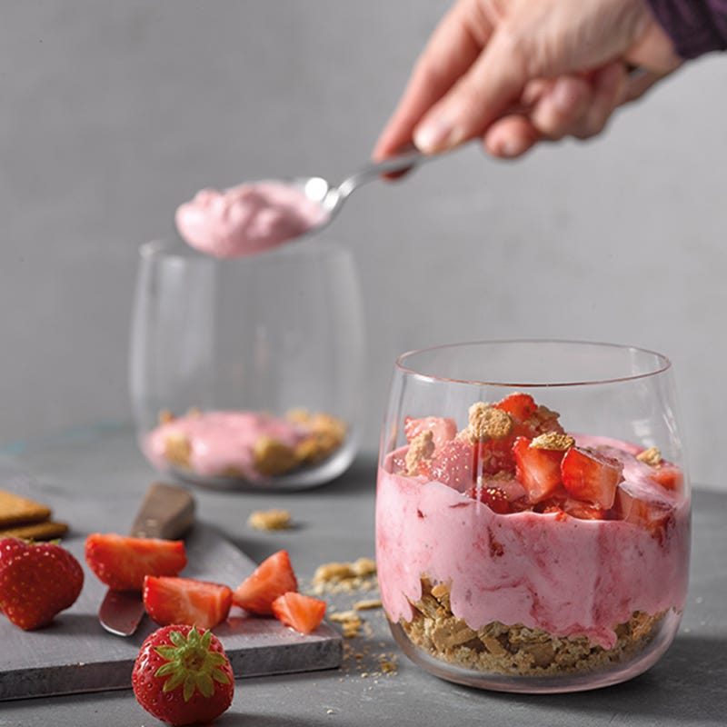 Foto van Aardbeienroom met crunch door WW