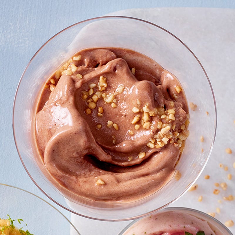 Cappuccino-Nicecream mit Krokant