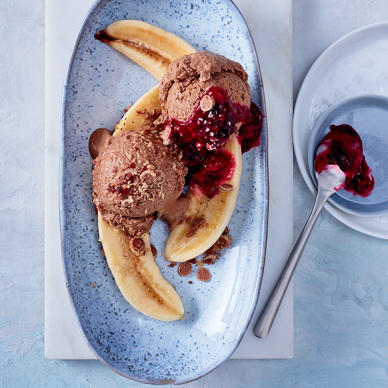 Schoko-Bananensplit
