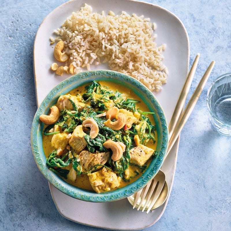 Photo de Curry de dinde aux épinards et noix de cajou prise par WW