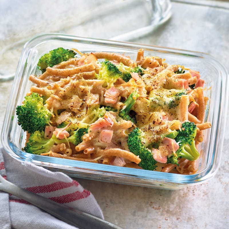 Foto van Gegratineerde macaroni met broccoli door WW