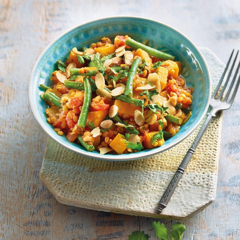 Foto van Pompoendahl met amandelen door WW