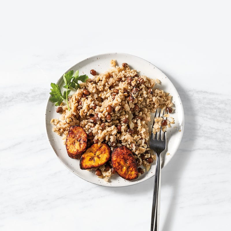 Photo of Rice & peas with sweet ginger plantain by WW