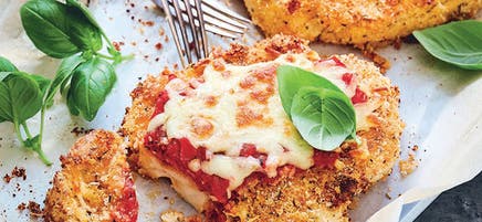 Anna's cauliflower parmigiana tray bake