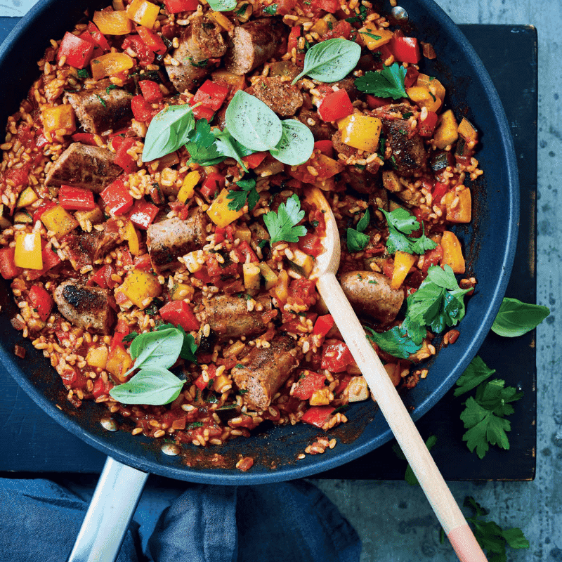one pot sausage casserole