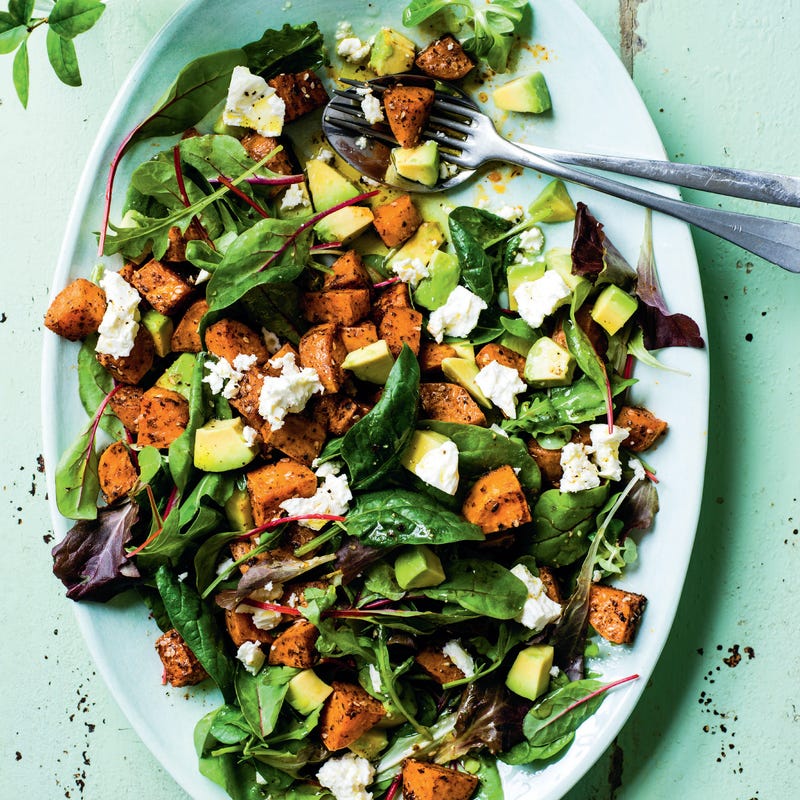 Foto van Salade met kruidige zoete aardappel door WW