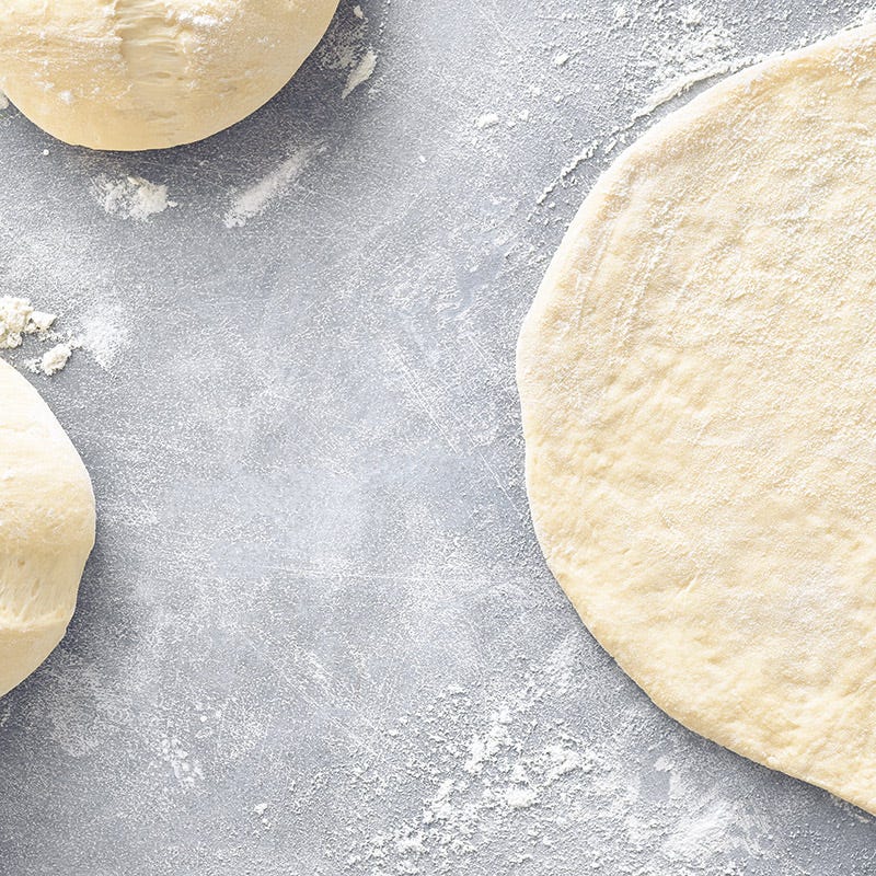 Pizzabrötchen mit Basis-Hefeteig