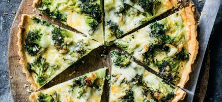Broccoli-cheddarquiche