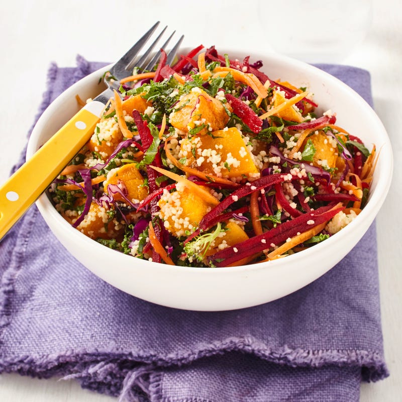 Foto van Couscoussalade met geroosterde pomoen & rauwkost door WW