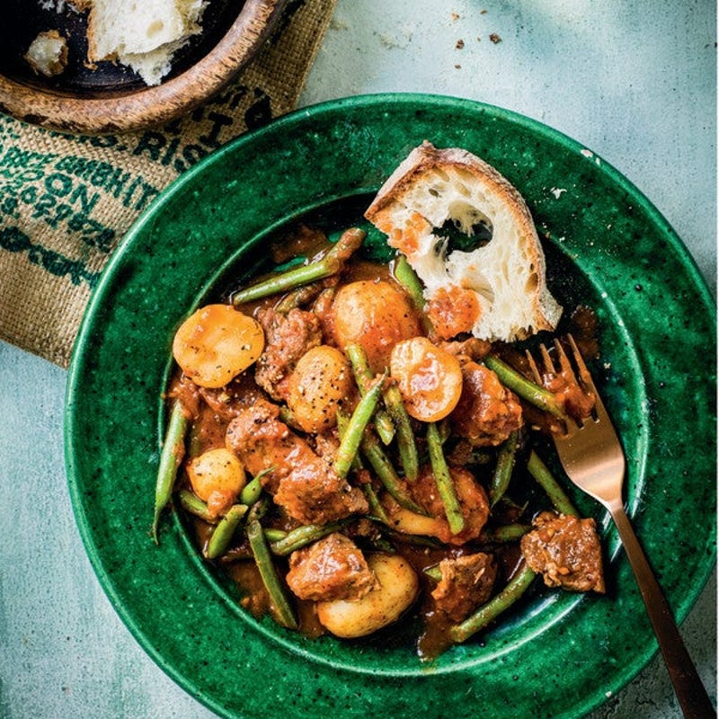 Foto van Lamsstoofpotje met sperziebonen door WW