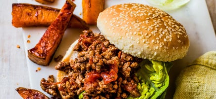 Sloppy Joes met flespompoenpartjes