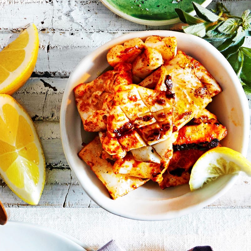 Foto van Gegrilde calamari door WW