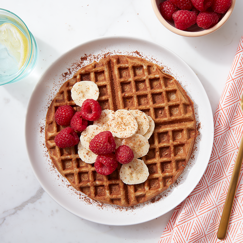 Cinnamon protein waffles
