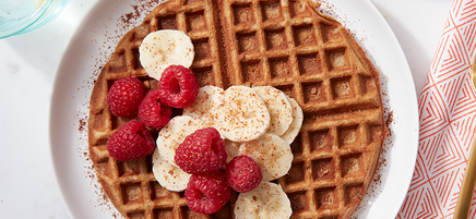 Cinnamon protein waffles