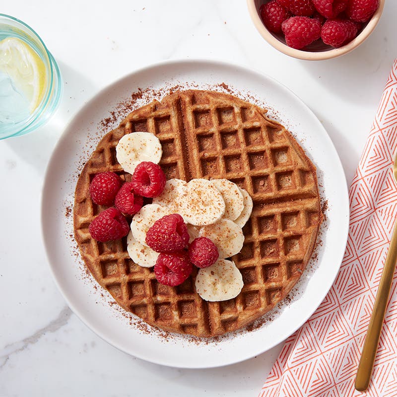 Cinnamon protein waffles