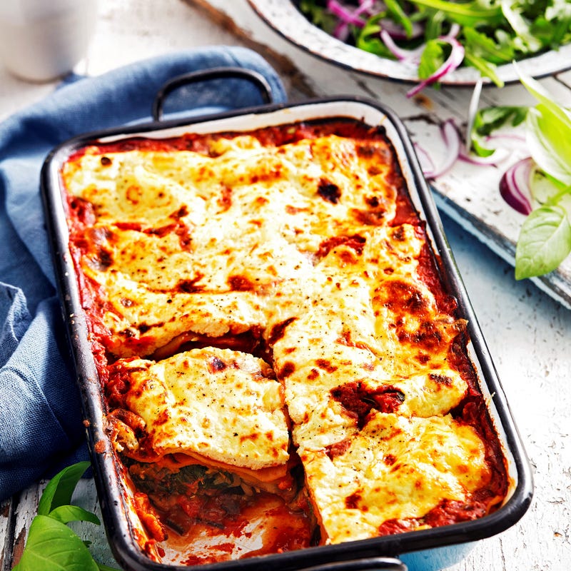 Foto van Lasagne van gemengde groenten & ricottacrumble door WW