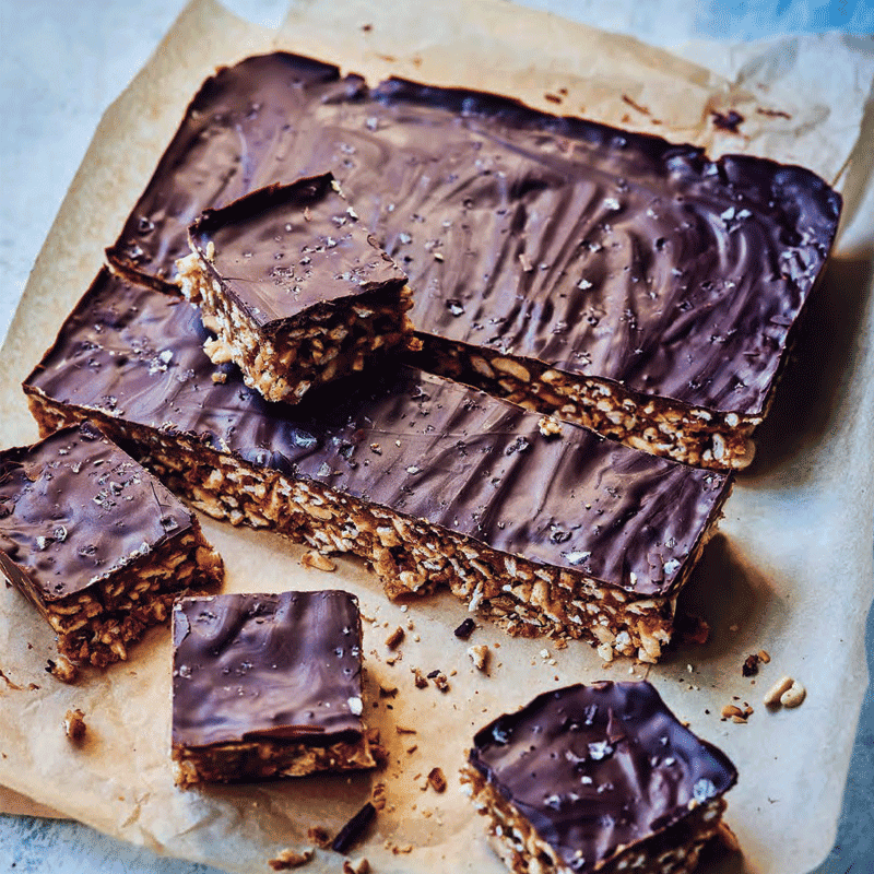 Anna's chocolate almond slice