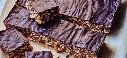 Anna's chocolate almond slice