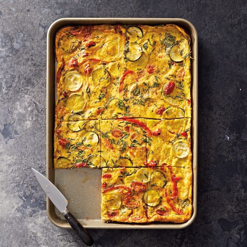 Sheet-Pan Veggie Frittata