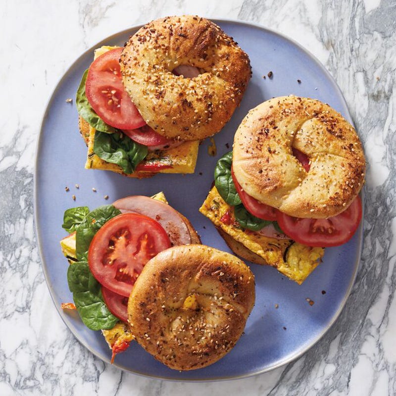 Frittata Bagel Sandwich