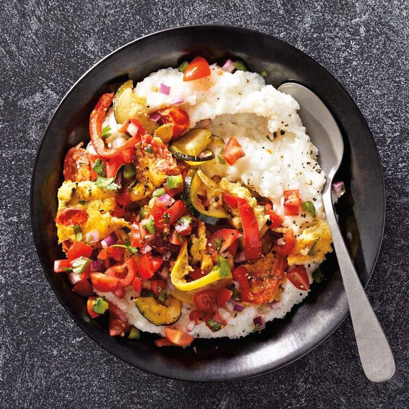 Grits Bowls with Crumbled Frittata
