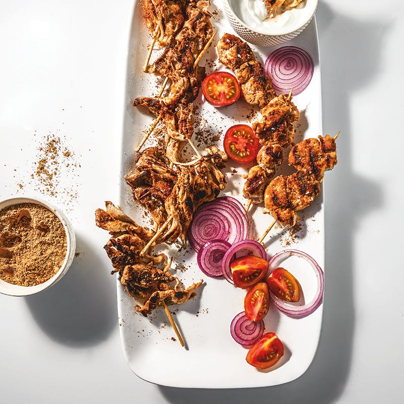 ViktVäktarna - Grillade kycklingspett med suya