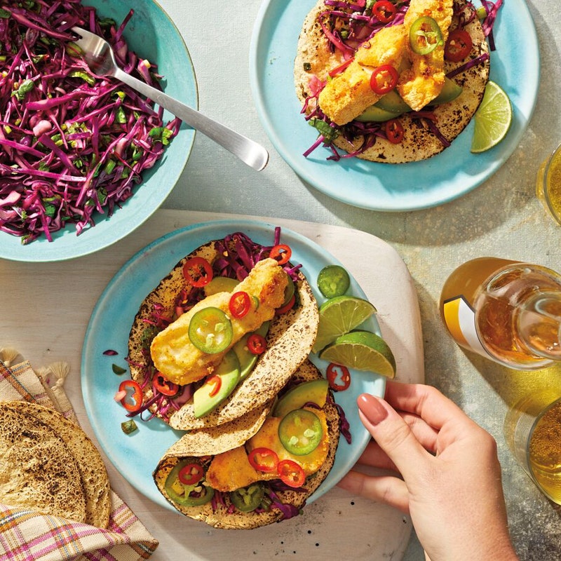 Air-Fried Baja Fish Tacos