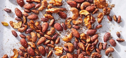 Spicy Roasted Mixed Nuts