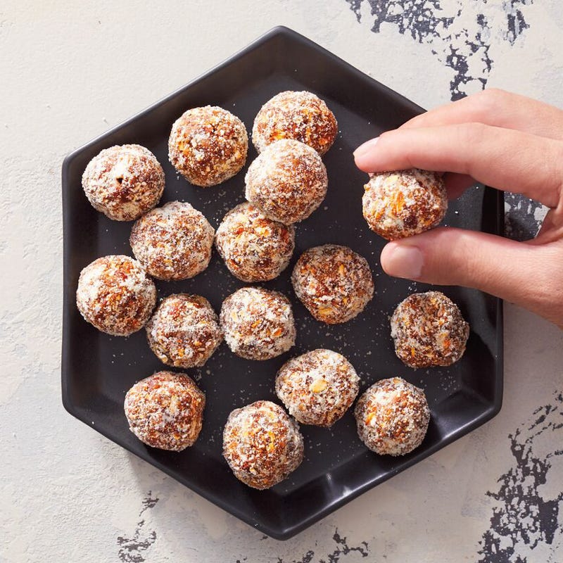 Coffee-Cardamom Date Balls