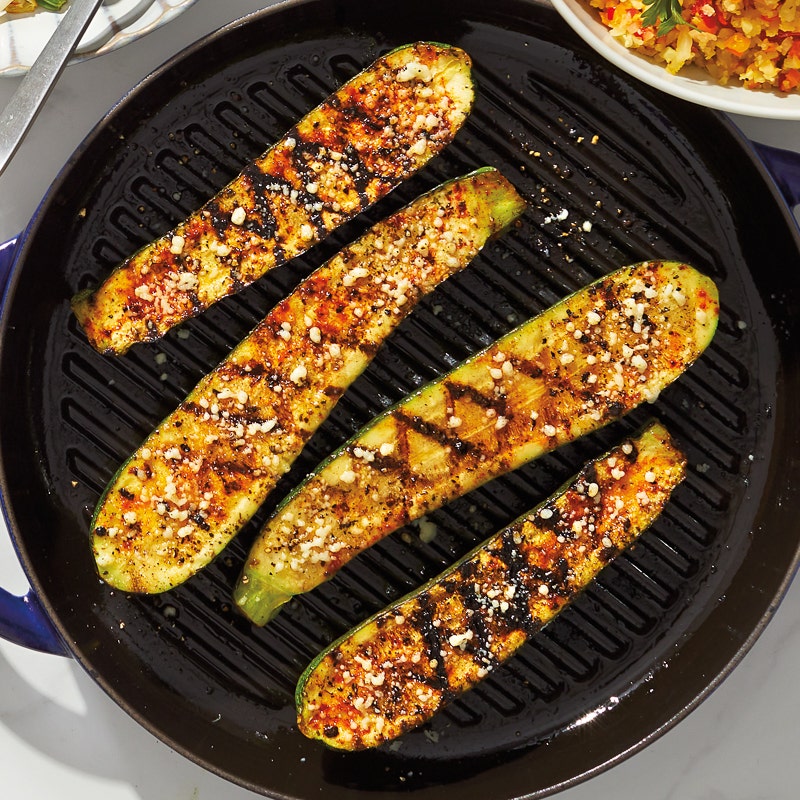 Grilled Zucchini with Parmesan