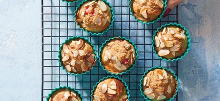 Strawberry-Almond Muffins