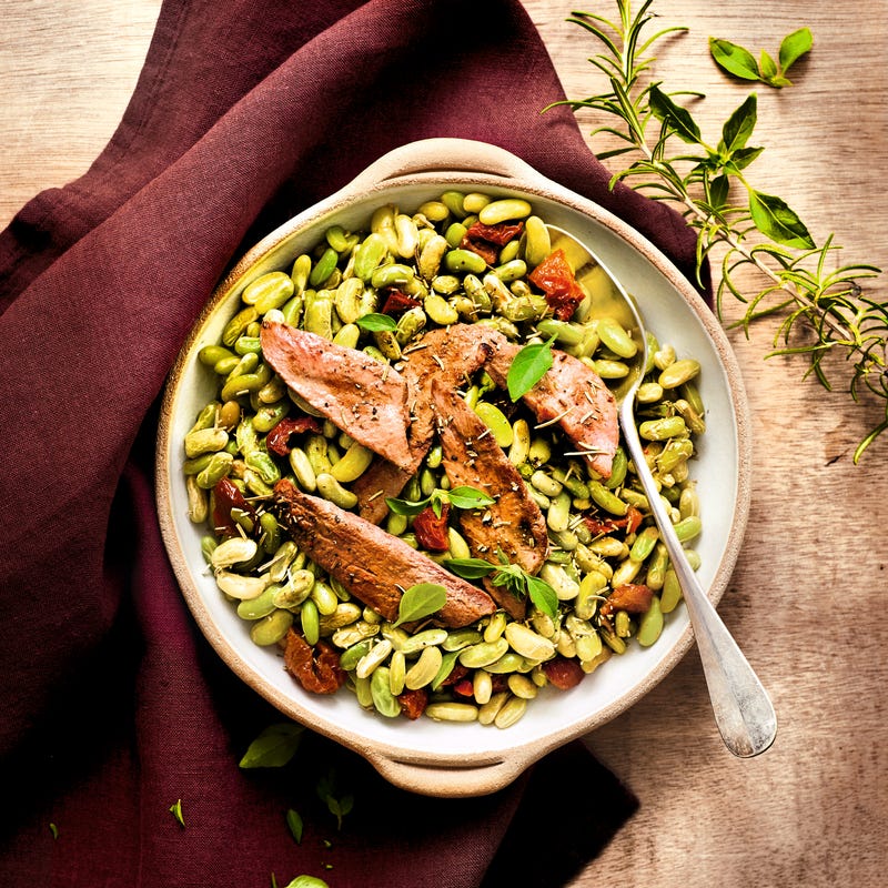 Photo de Aiguillettes de canard aux flageolets prise par WW