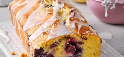 Cake aux myrtilles et au citron