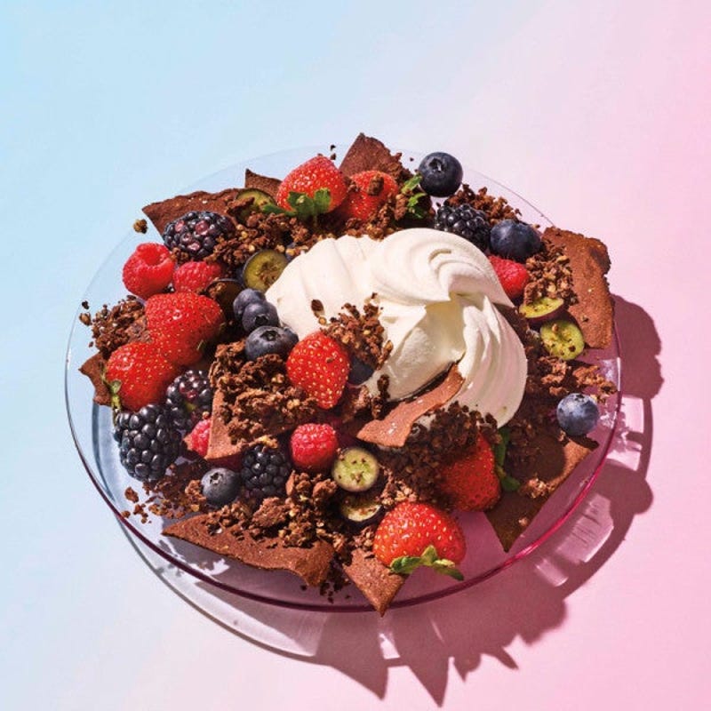 Photo of Chocolate nachos with quinoa & black bean fudge clusters by WW