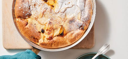 Apfel-Rosinen-Pfannkuchen