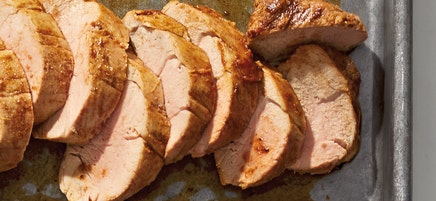 Pork tenderloin with spiced honey