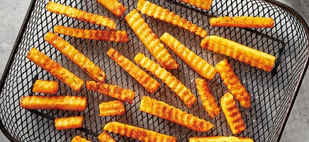 Seasoned air-fryer polenta fries