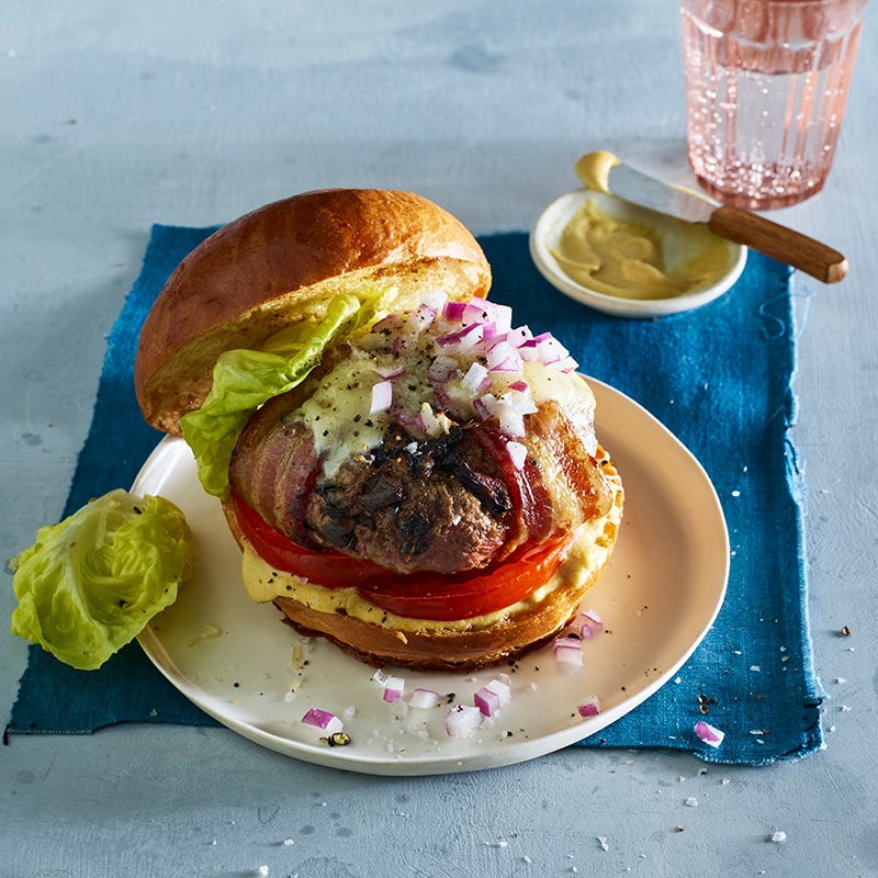 ViktVäktarna - Grillade cheeseburgare med bacon