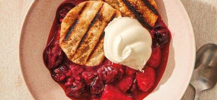 Tarte aux petits fruits déconstruite grillée
