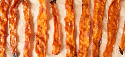 Vegan carrot "bacon"