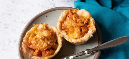 Coupoles de poulet haché style hamburger au fromage