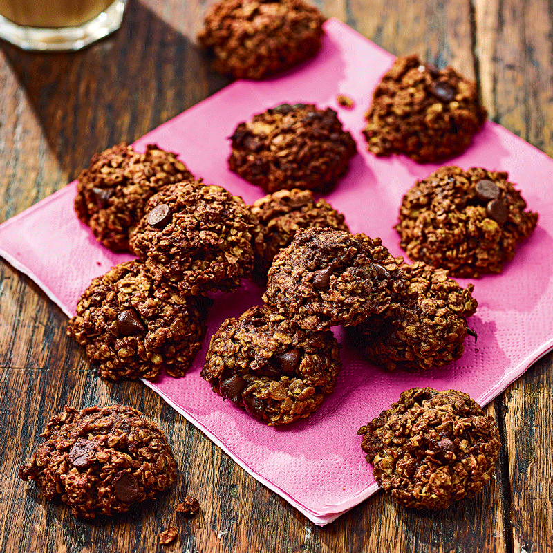 Choc-chip oat bites